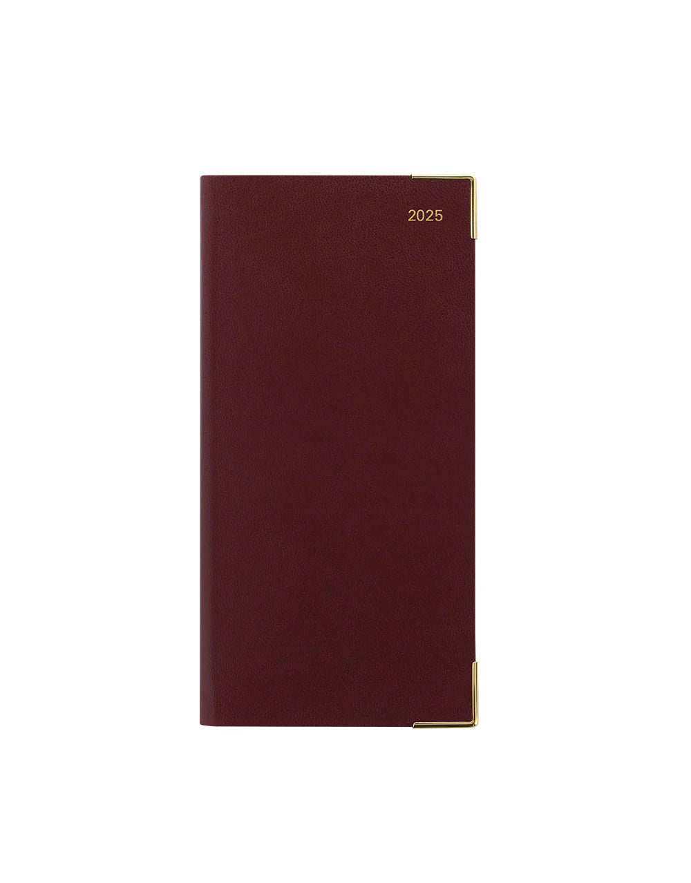 2025 Classic | Horizontal Week to View Planner (Slim) - BURGUNDY #C32SBY
