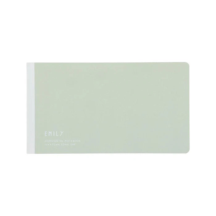 Horizontal Notebook | EMILy Grid (164 x 92) - SAGE