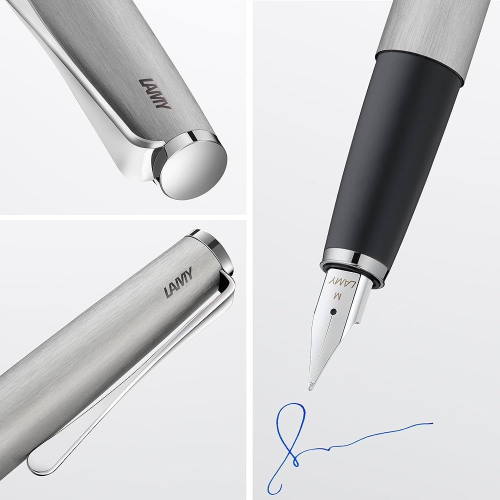Fountain Pen | Studio (Extra Fine) - BRUSHED STEEL