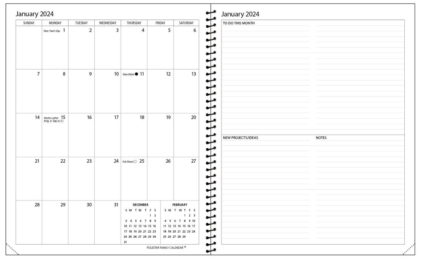 2025 Calendar | FAMILY #FC