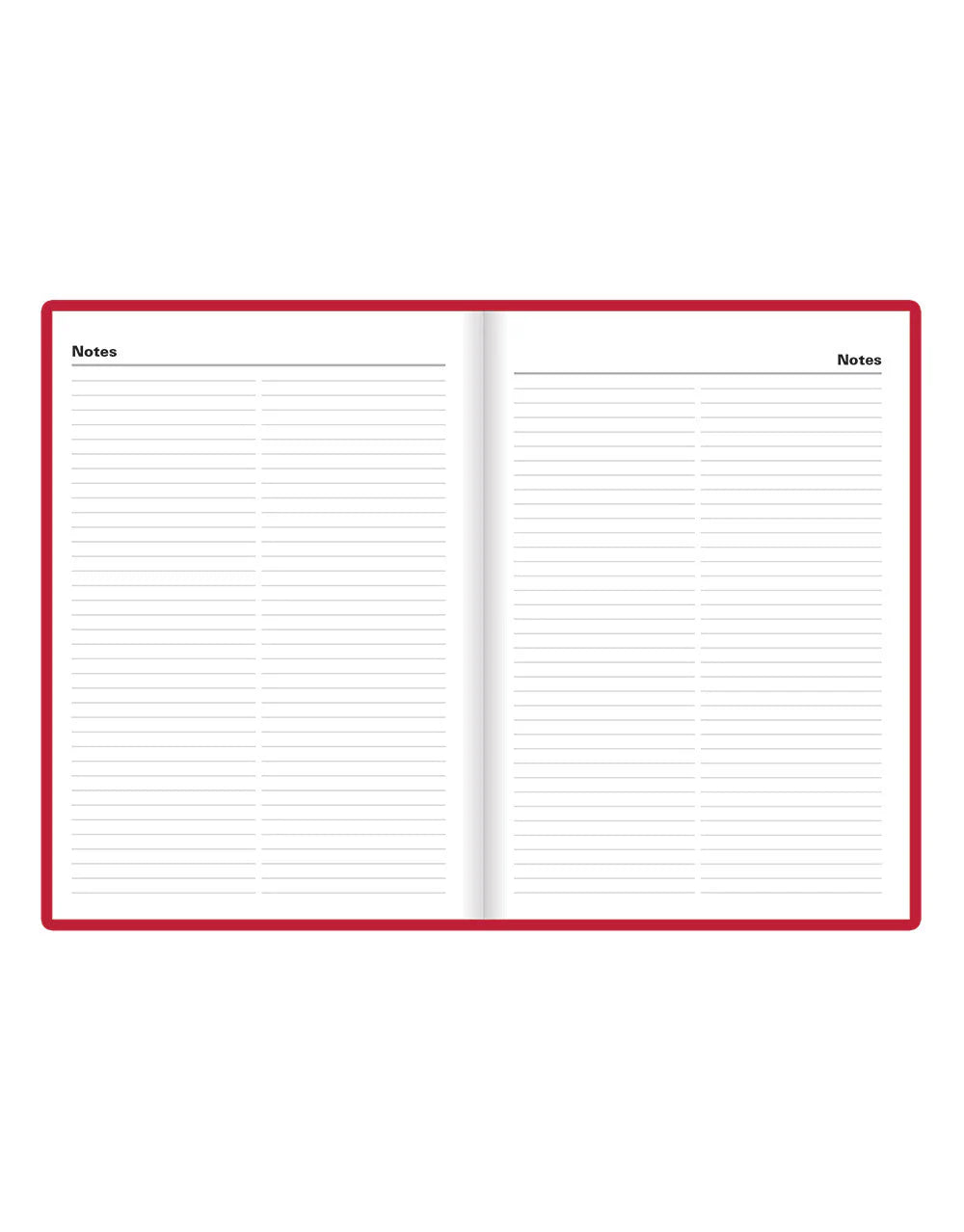 2026 Standard | Day to Page Planner (A5) - RED #C10XBY