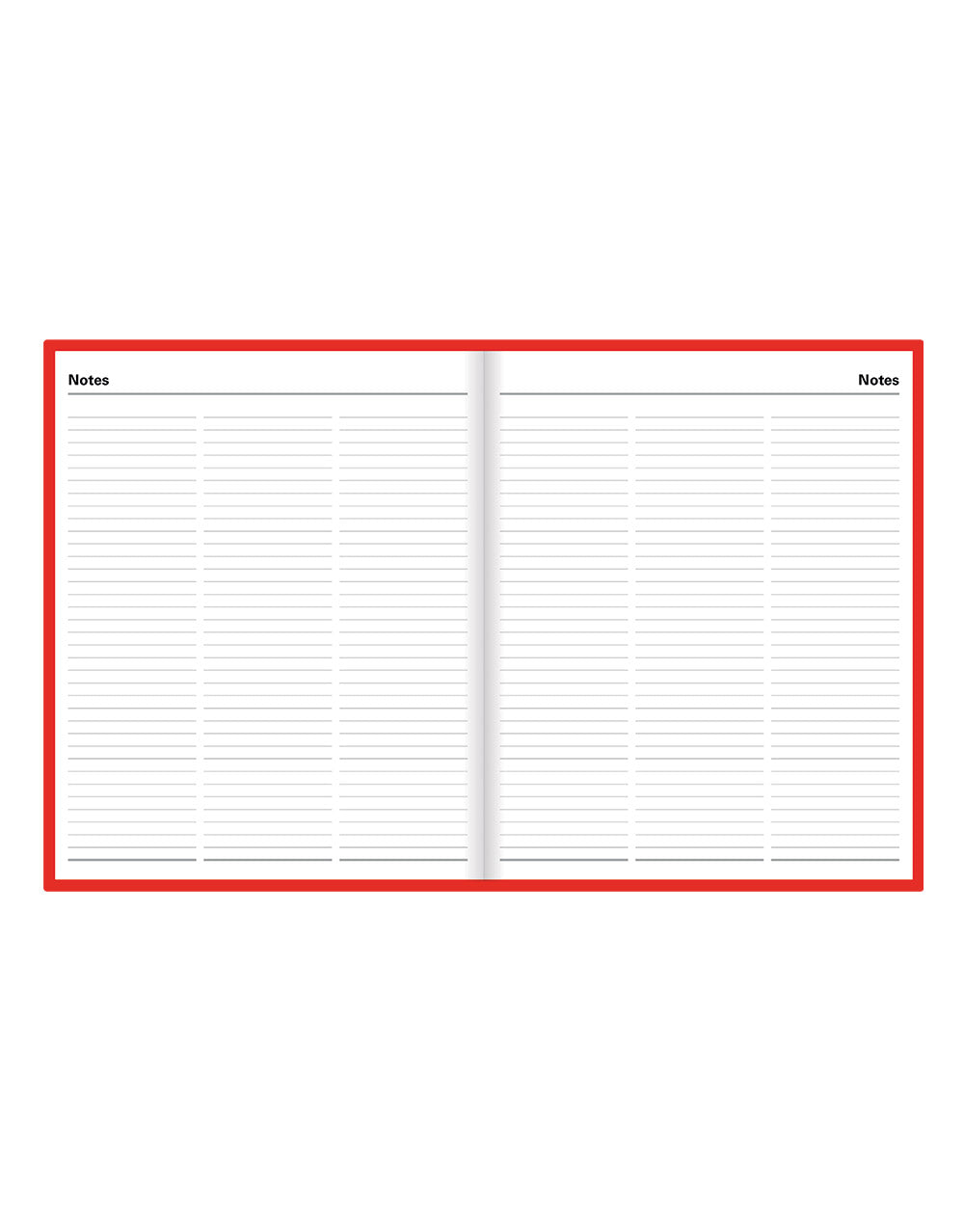 2026 Standard | Day to Page Planner (Quarto) - RED #C10YBY