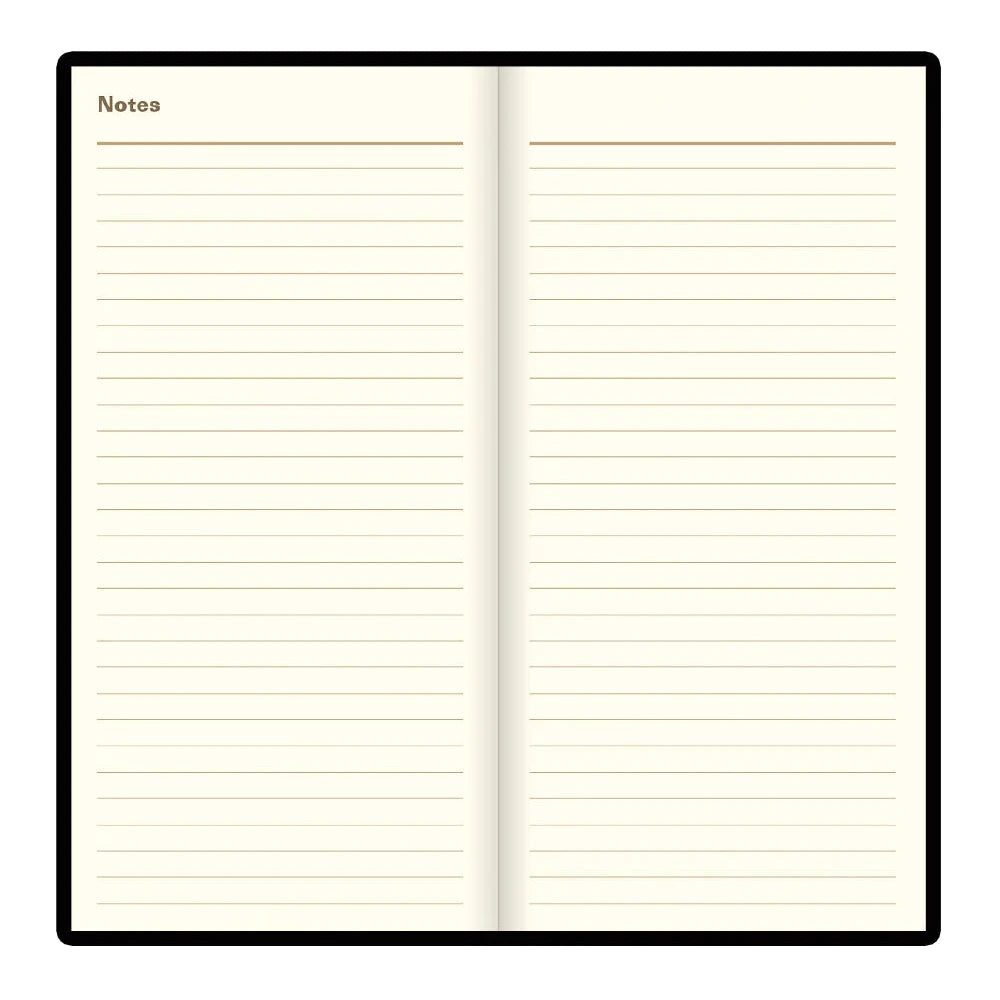 2026 Belgravia | Week to View Planner (Slim) - BLACK #C33SUBK