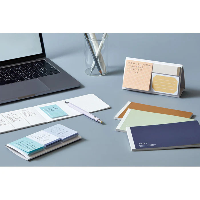 Horizontal Notebook | EMILy Grid (164 x 92) - ORANGE