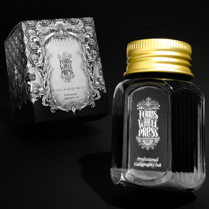 Fanciful Events Calligraphy Ink | 28 mL - BLACK MASQUERADE #CAL-INK-BM