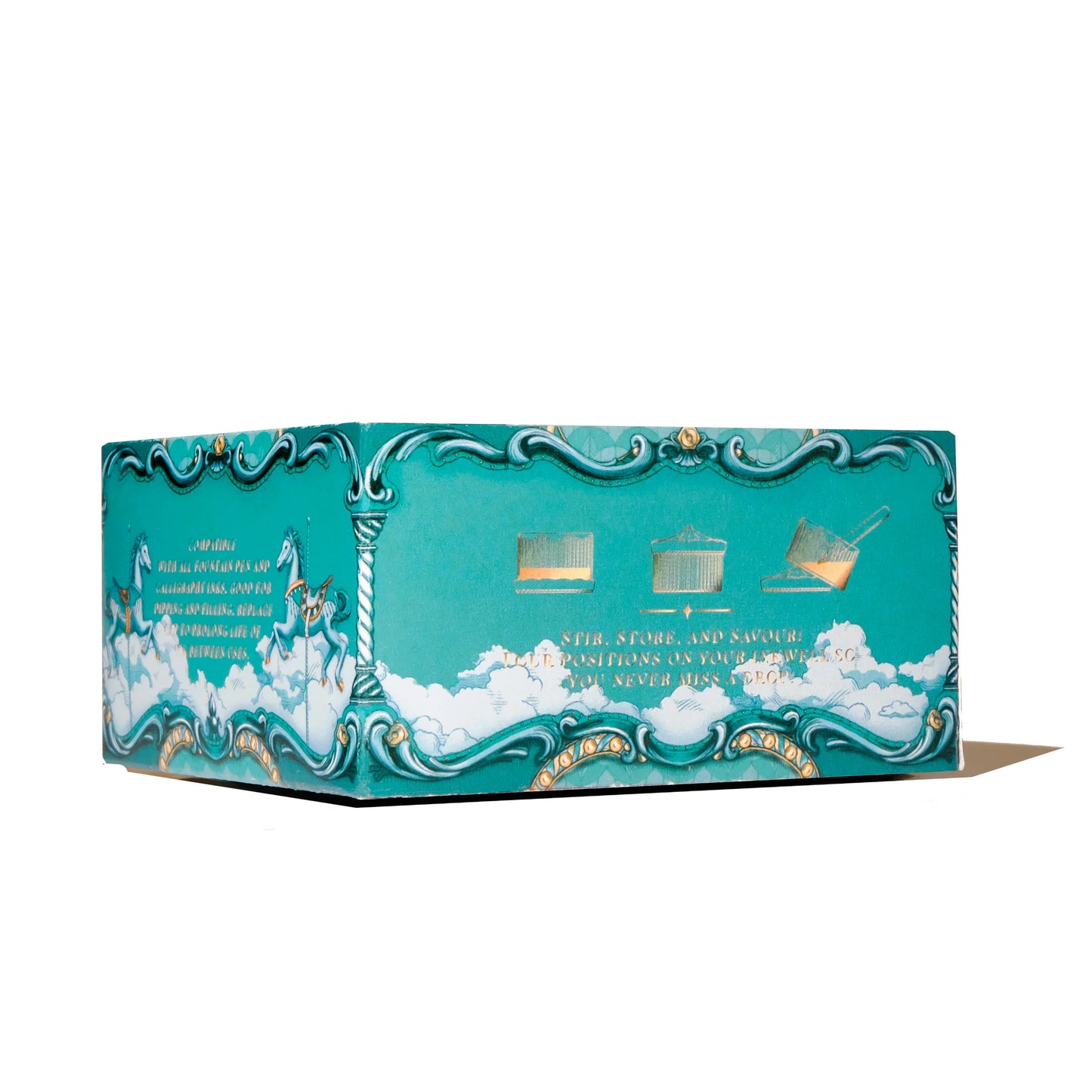 The Carousel Inkwell | MODERN ANTIQUES #CIW-GR-01