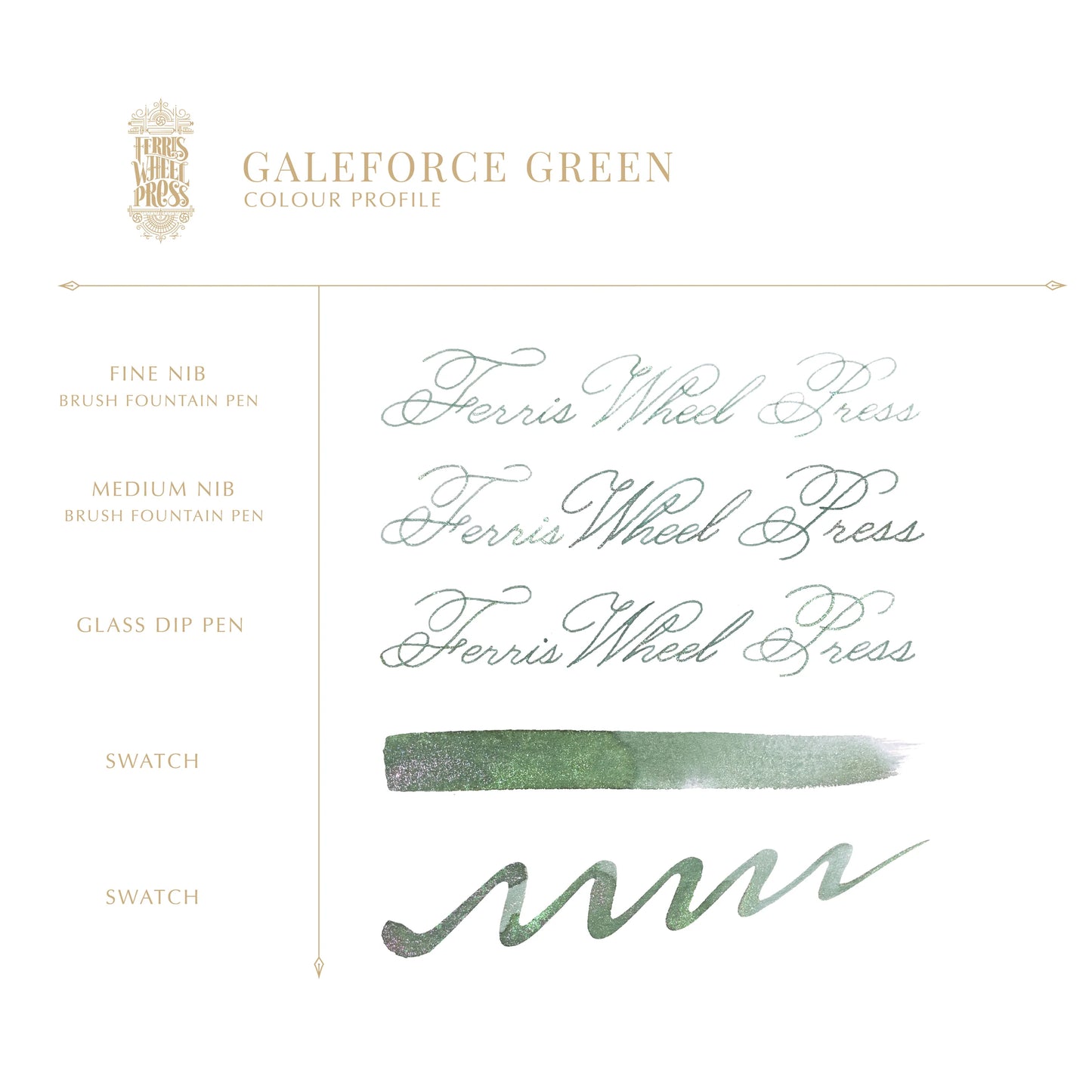 FerriTales | The Three Little Pigs (20 mL) - Galeforce Green #INK-20-FT2408