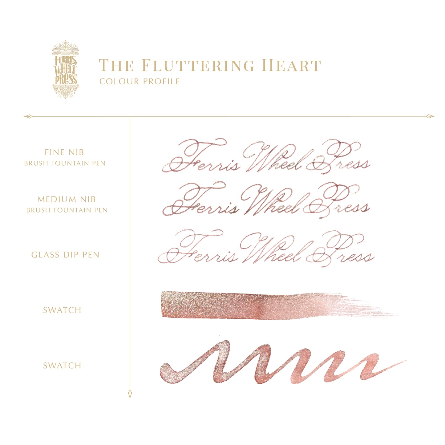 Limited Edition 2023 |  38 mL - FLUTTERING HEART #INK-38-FH