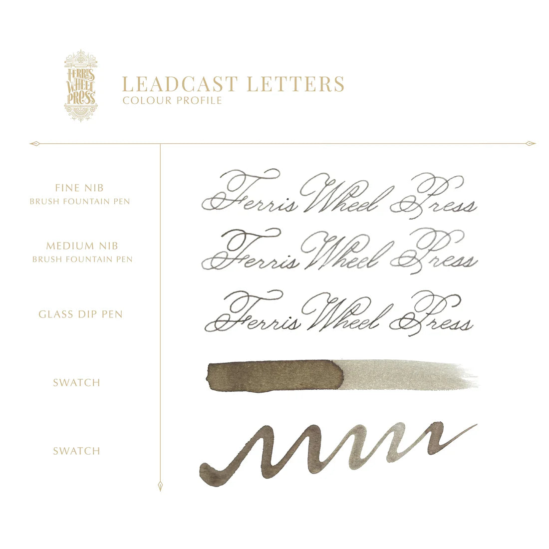 Everyday Collection | 10ml - Leadcast Letters #INK-10-ED2407