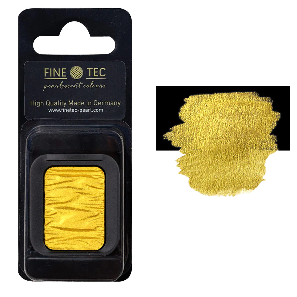 Recharge aquarelle FINETEC Pearlescent Pan : Or arabe #620