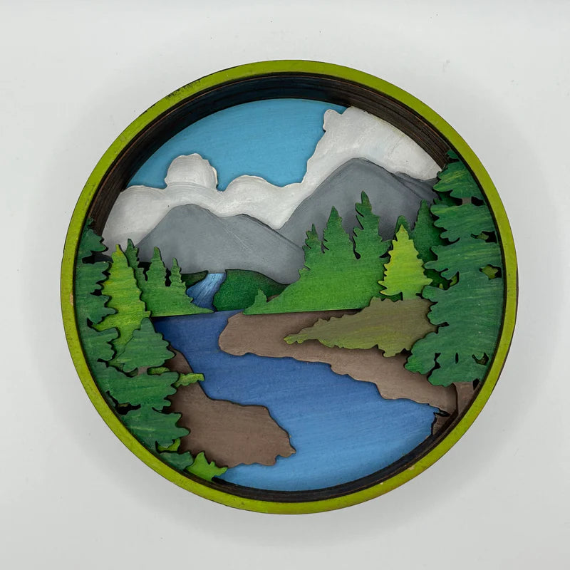 Craft Kit | DIY Shadow Box - FOREST RIVER #SB0041