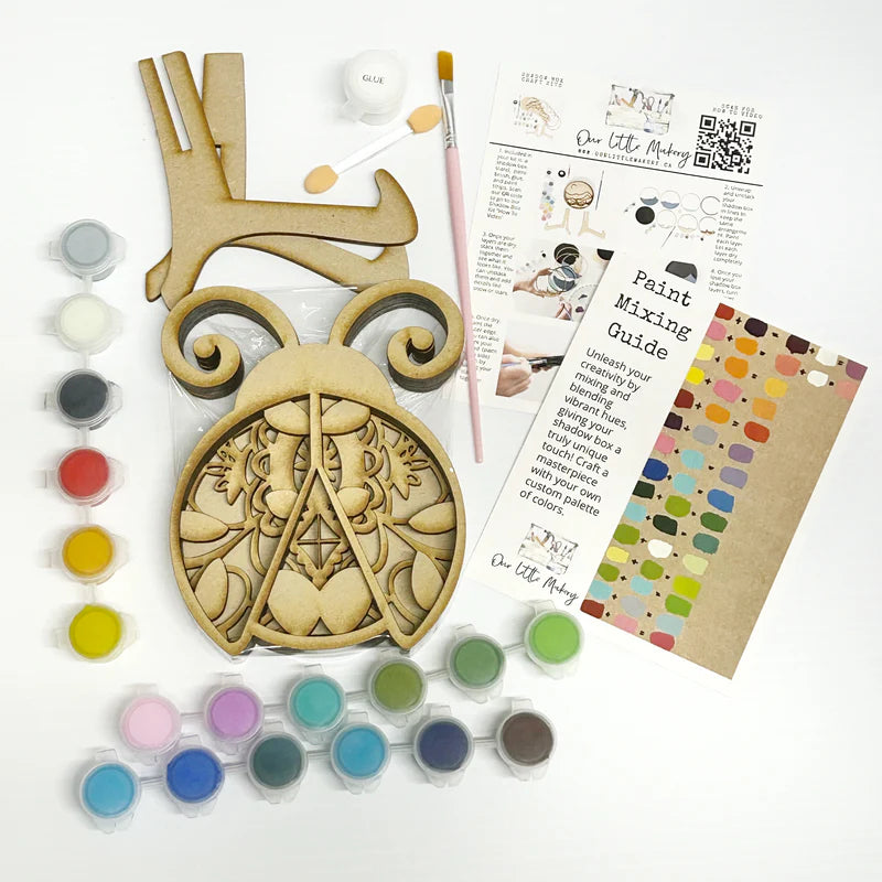 Craft Kit | DIY Shadow Box - LADYBUG #SB0011