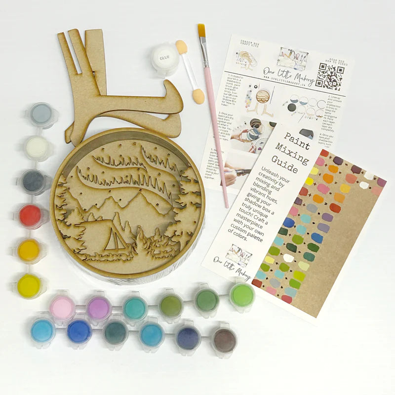 Craft Kit | DIY Shadow Box - SUMMER NIGHTS #SB0046