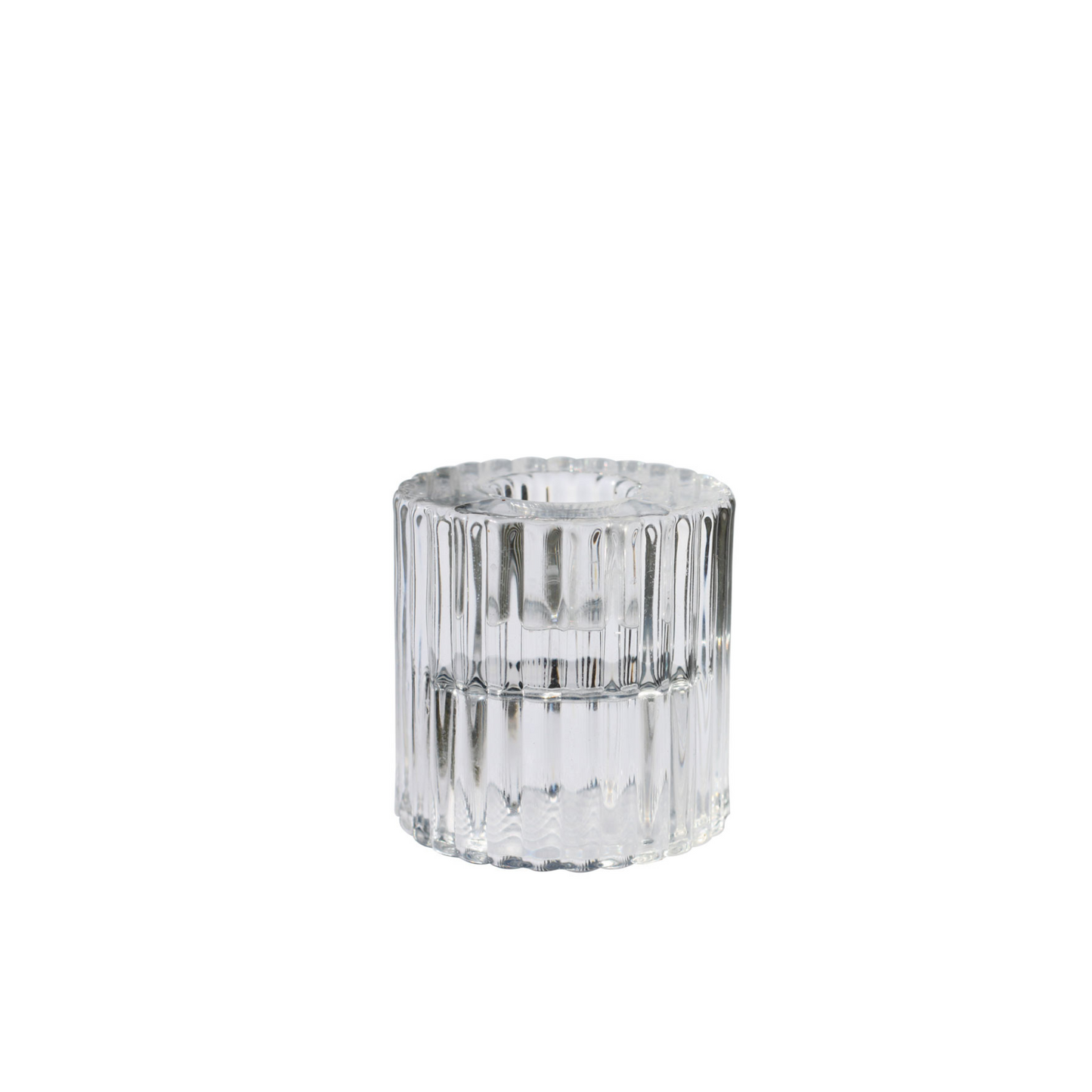 Candle Holder | Small Rillo - CLEAR #40441-00