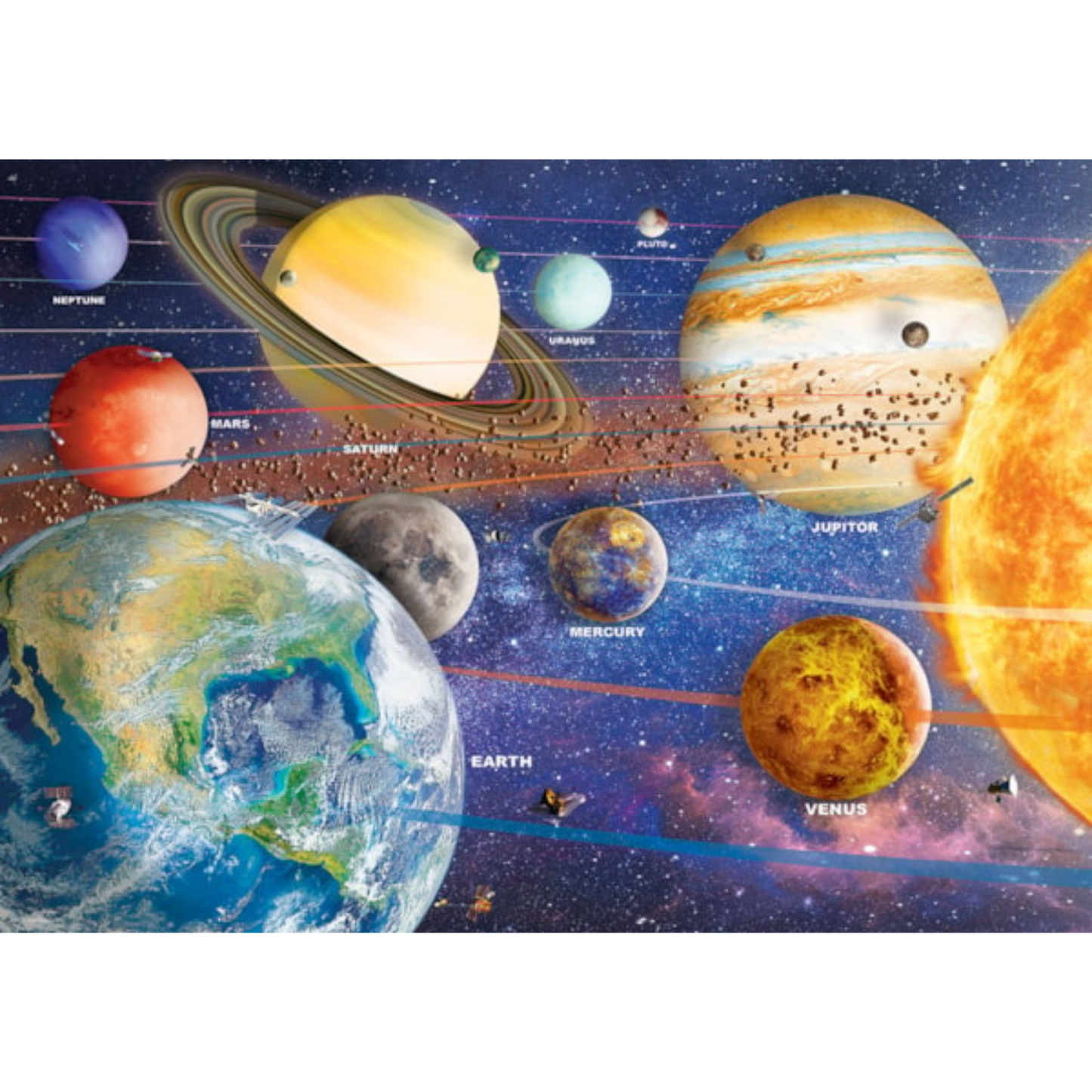 Puzzle 500 PC | Decorative Tin - EARTH #8551-5862