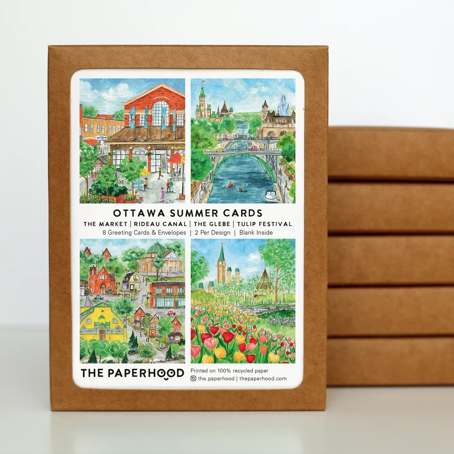 Boxed Notecards | Assortment - OTTAWA SUMMER #GC280-BX