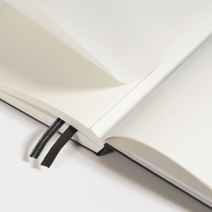 Lined Journal | A4 Slim - BLACK