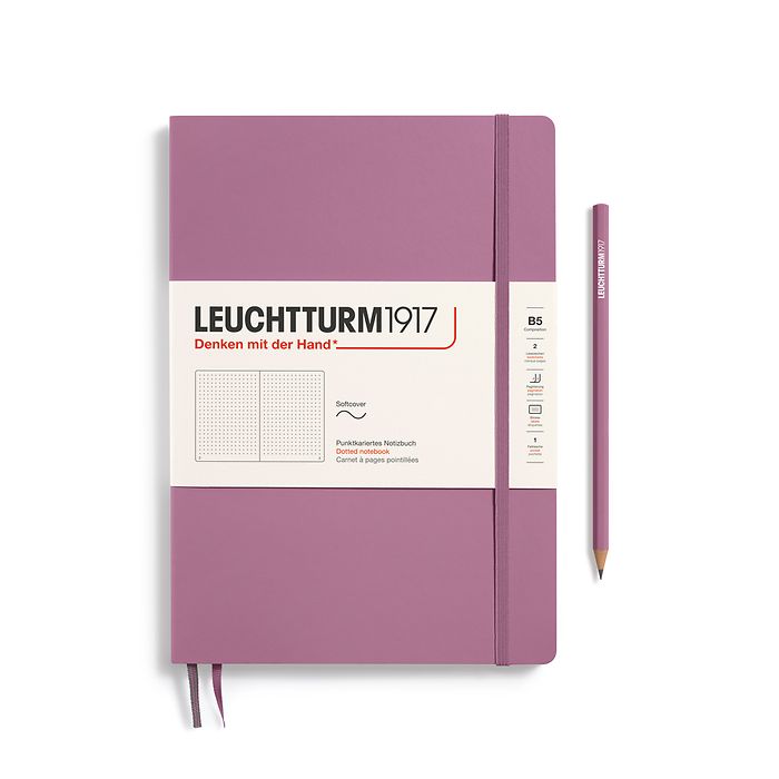 Dot Grid Journal | B5 Composition - DUSTY ROSE #372364-7