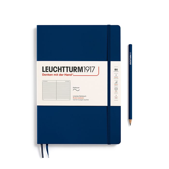 Lined Journal | B5 Composition Softcover- NAVY #349300