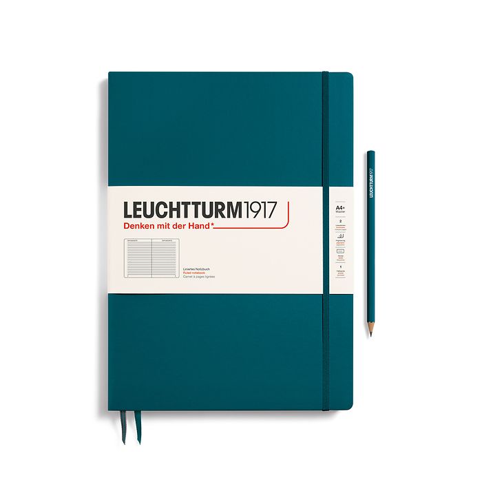 Lined Journal | A4 Slim - PACIFIC GREEN