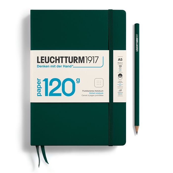 Dot Grid Journal | 120G A5 - FOREST GREEN #370341-7