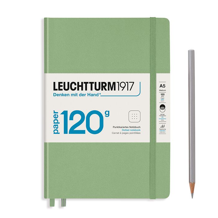 Dot Grid Journal | 120G A5 - SAGE #363537-7