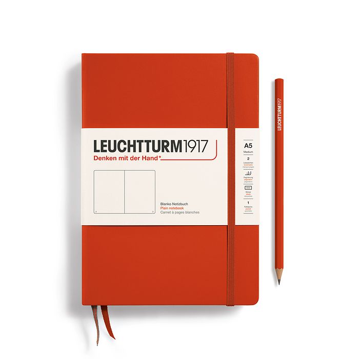 Dot Grid Journal | A5 Hardcover- FOX RED #367251-7