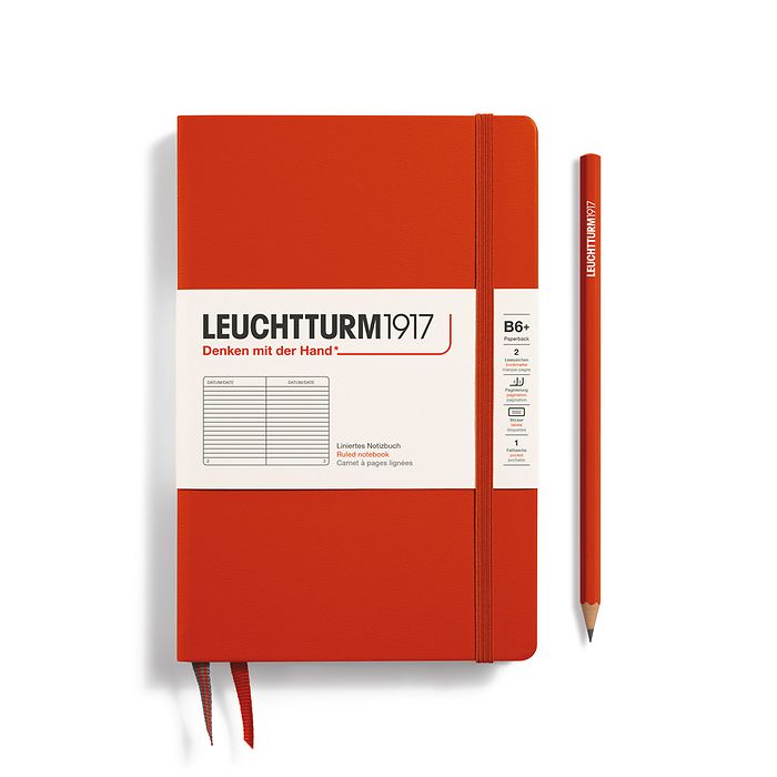 Dot Grid Journal | B6+ Paperback - FOX RED #370315-7