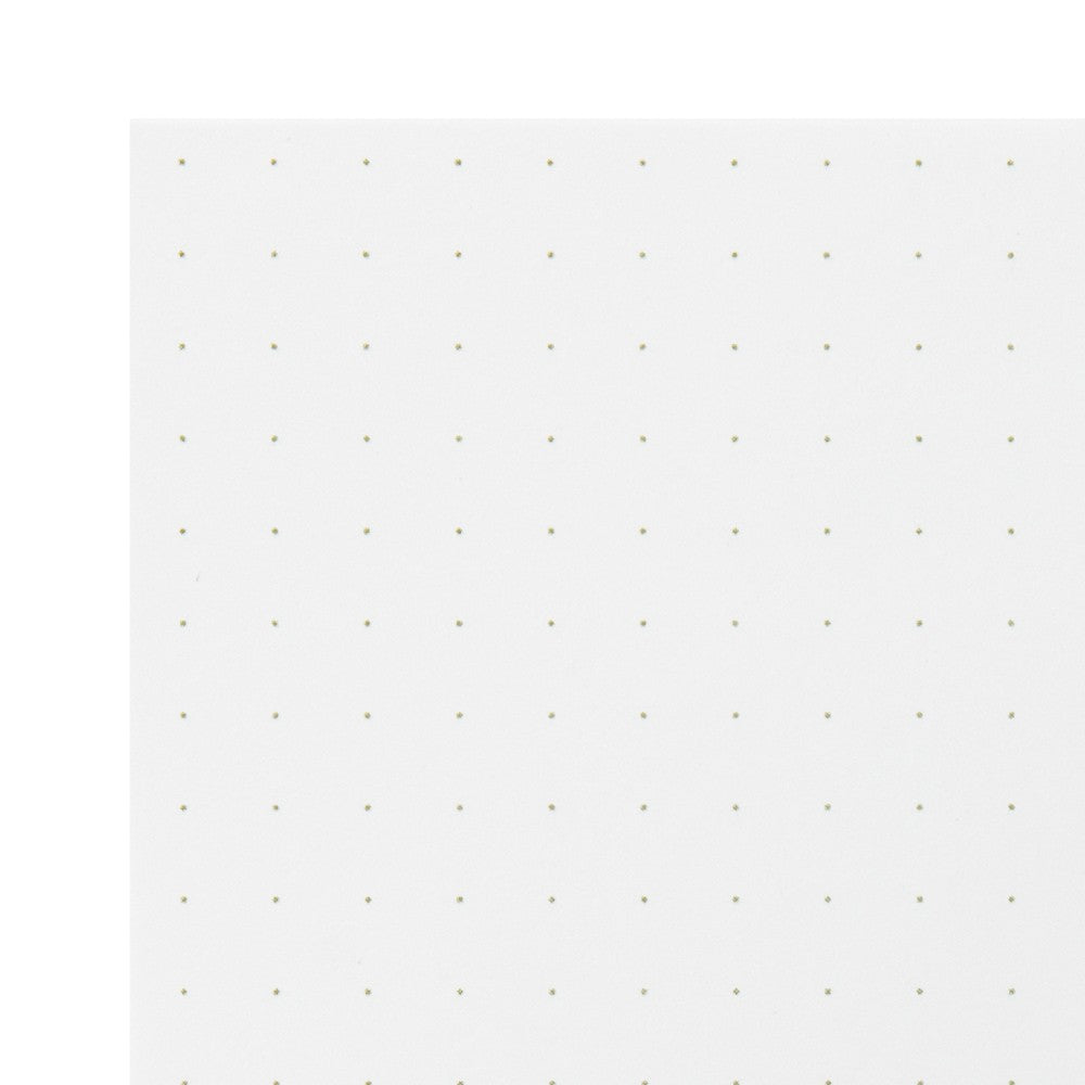 Dot Grid Notepad | A5 Coloured Paper - WHITE #15337-006