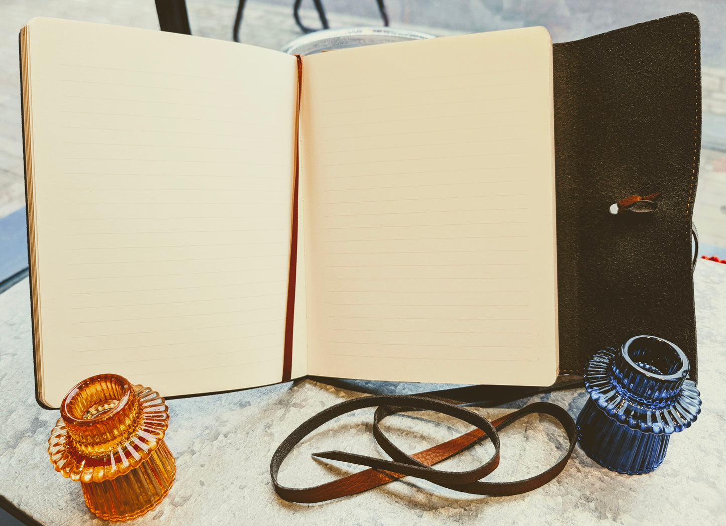 Journal | Faux Leather Wrap - BROWN #344861-2