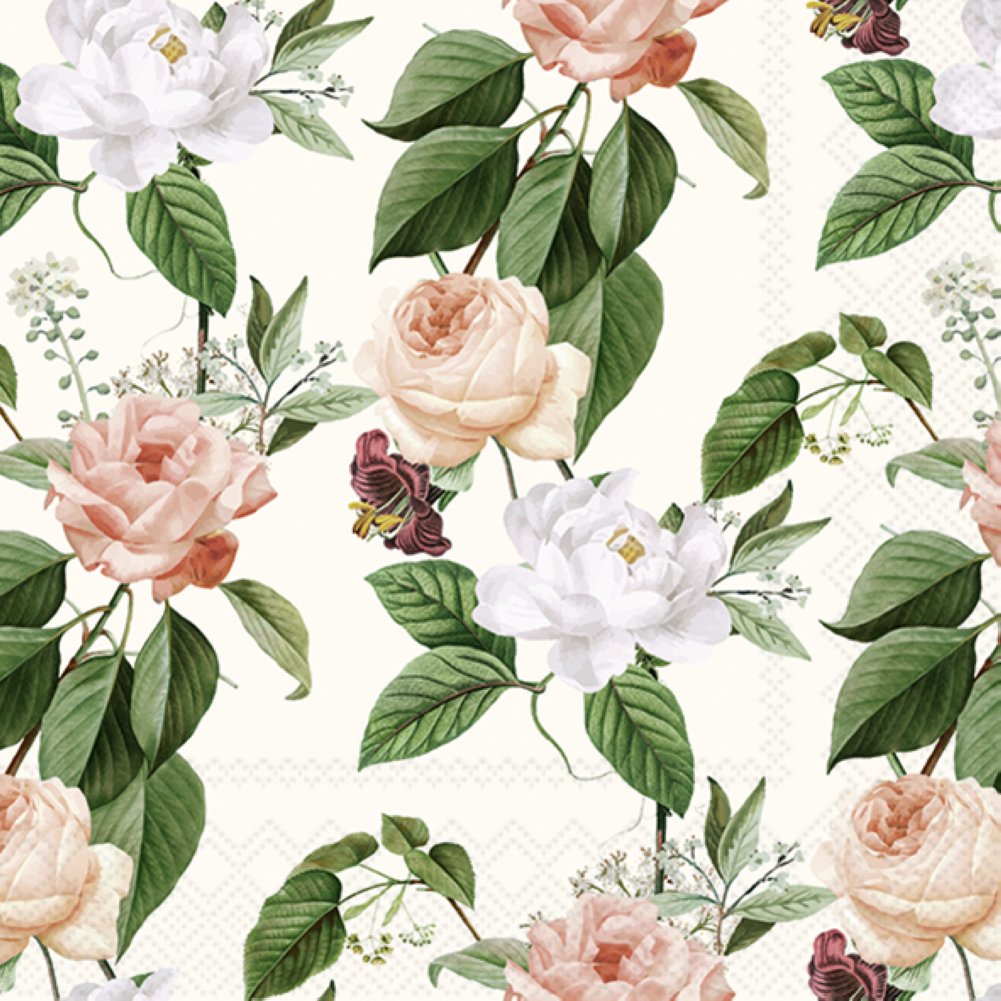 IHR Luncheon Napkins- Jorina (cream) #L990460