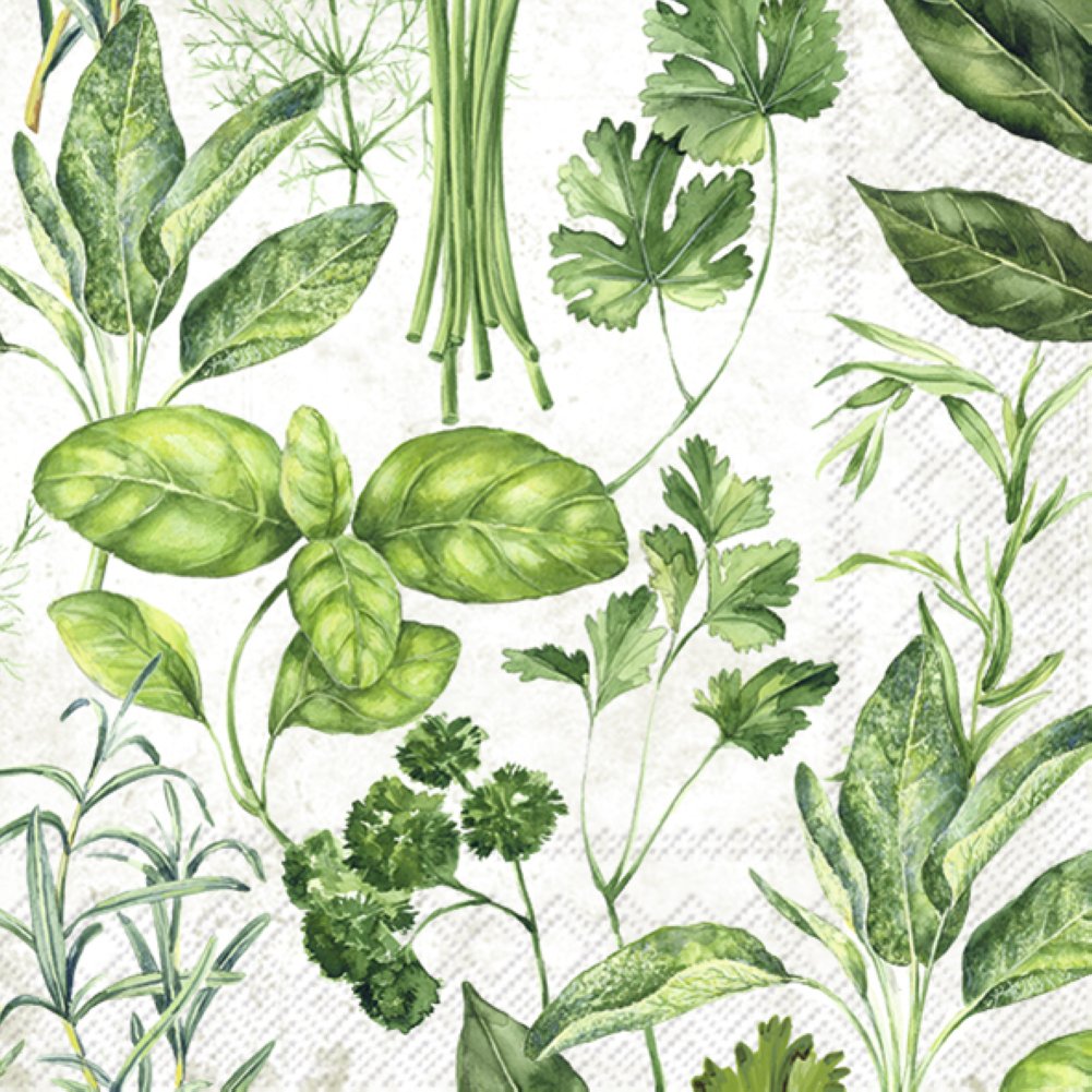 IHR Luncheon Napkins- Variety of Herbs #L1010000