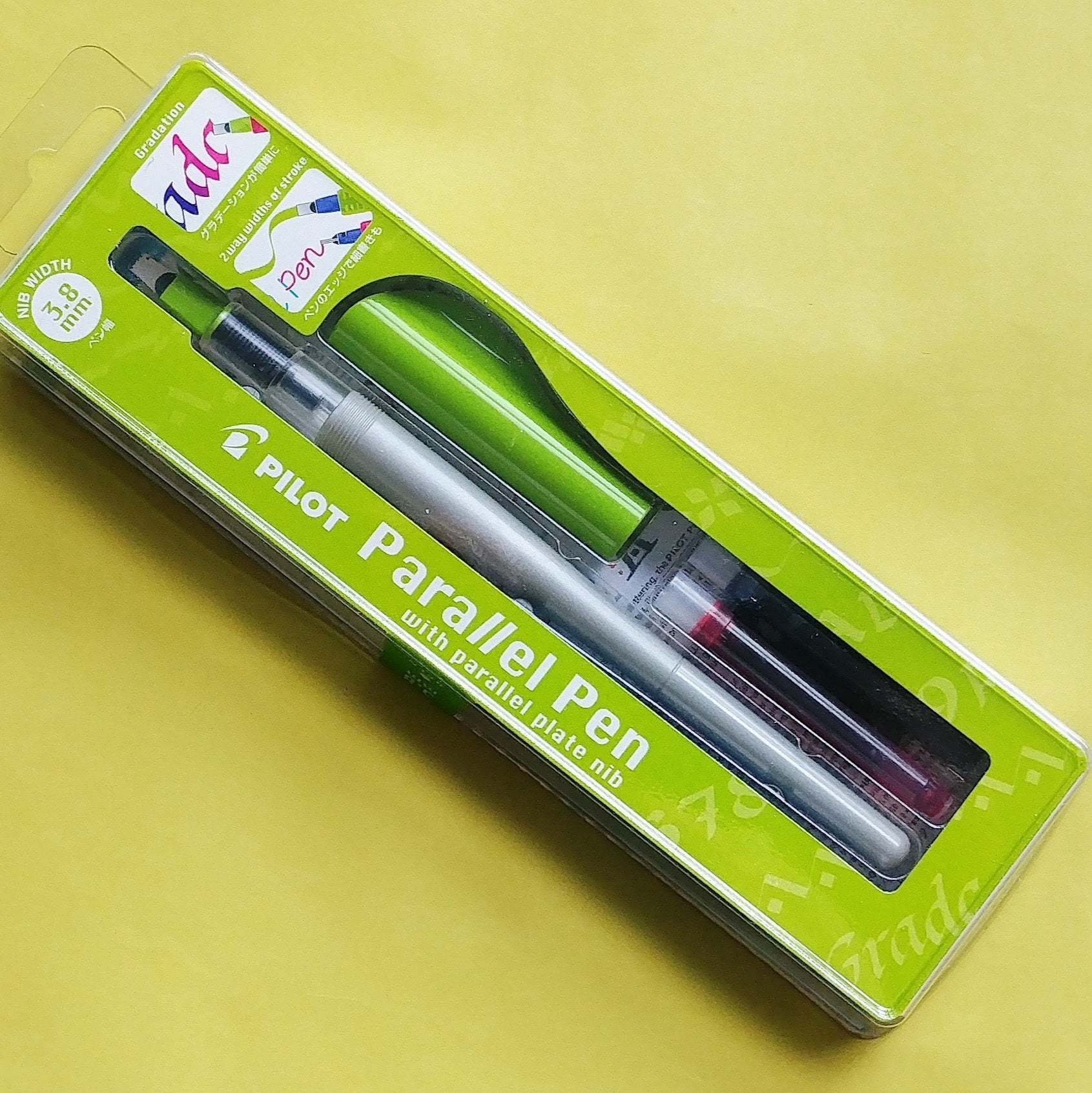 Pilot Parallel Pen - 3.8mm Nib  #FP3-38N-SSN