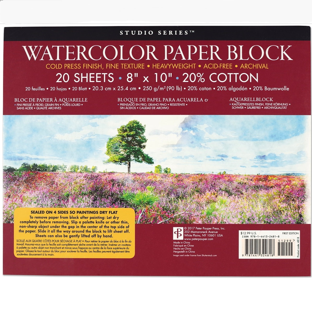 Studio Series | Watercolour Paper Block  #324818-2