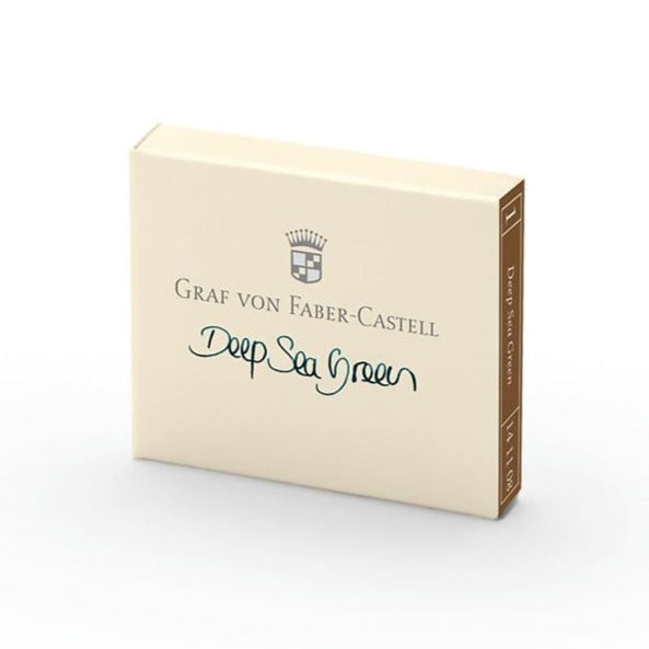 Graf von Faber-Castell | Cartouche d'encre permanente - VERT MER PROFOND #141108-5