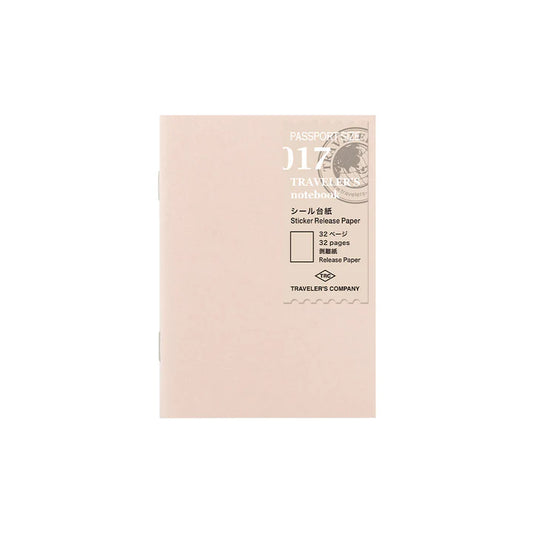 Passport Refill | 017 Sticker Release Paper #14470-006