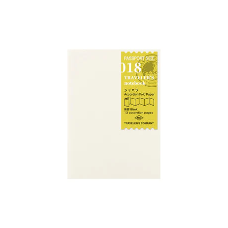 Passport Refill | 018 Accordion Fold Paper #14471-006