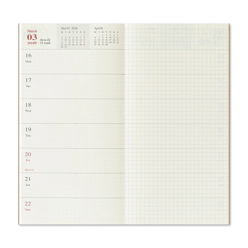 Regular Refill | 2026 Weekly + Memo