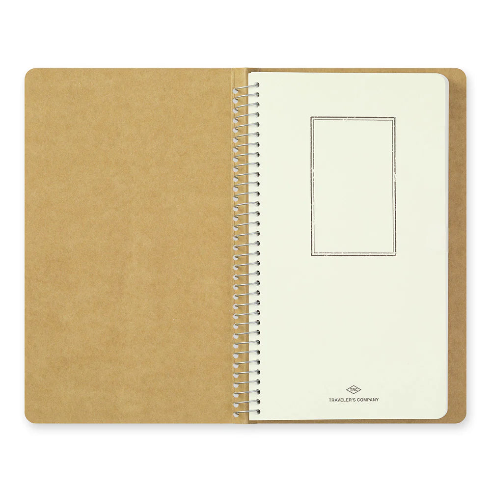Blank Journal | A5 Slim Spiral - WHITE #15245-006