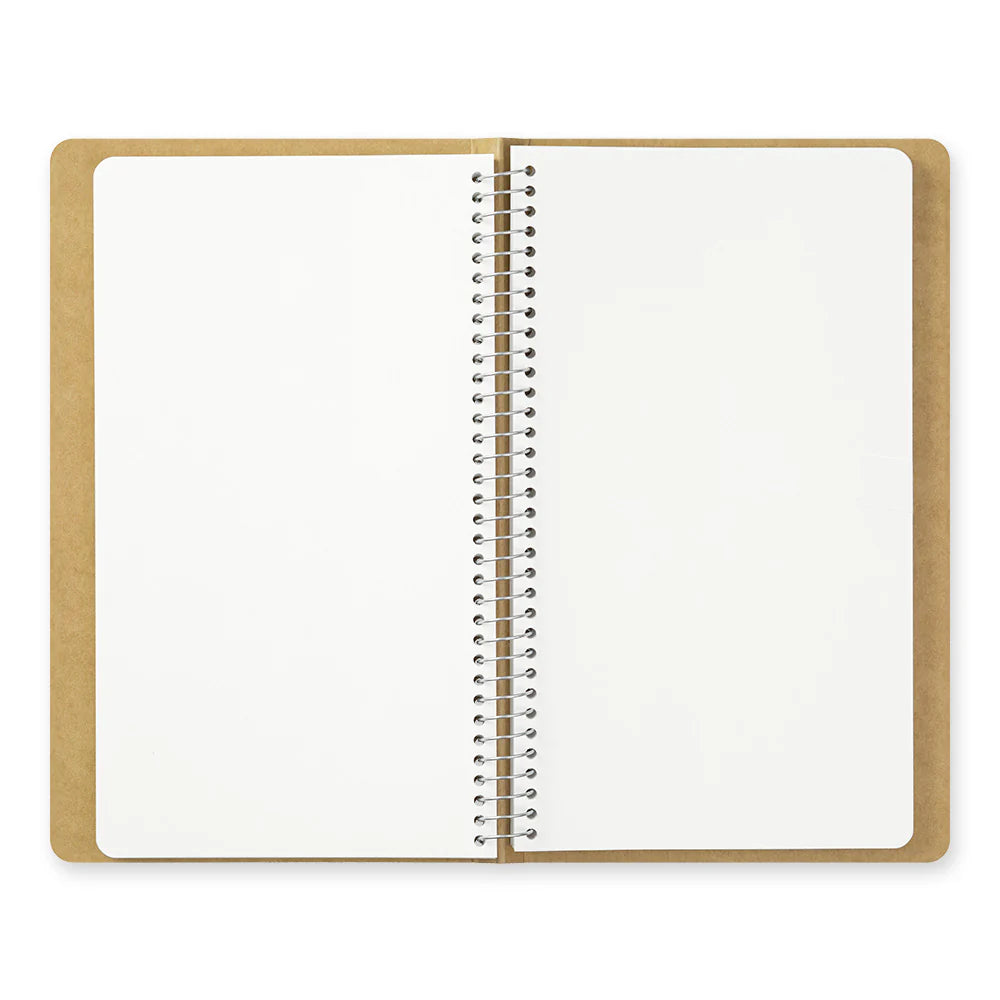 Blank Journal | A5 Slim Spiral - WHITE #15245-006