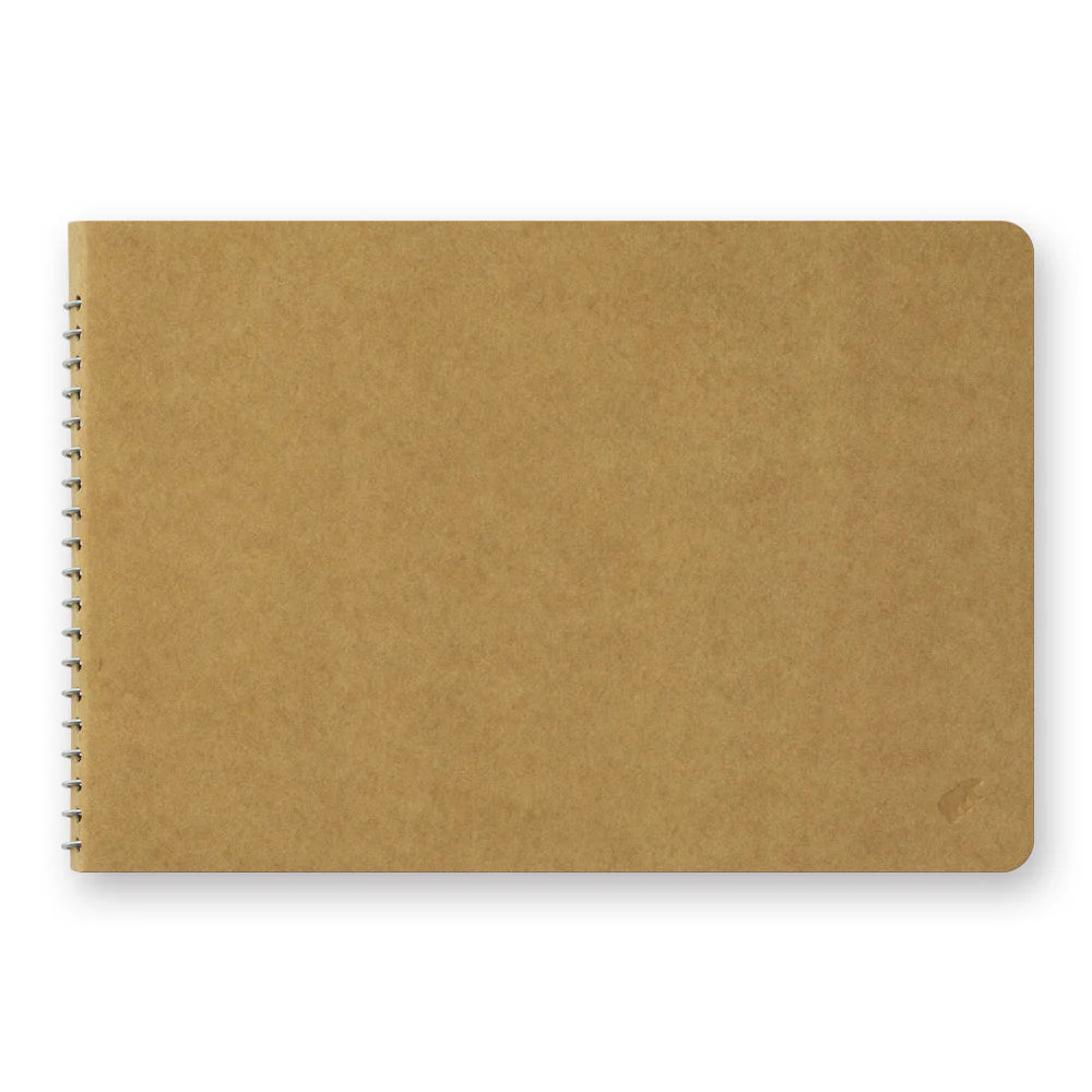 Blank Journal | B6 Spiral Landscape - WHITE #15250-006