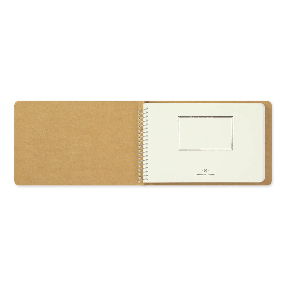 Blank Journal | B6 Spiral Landscape - WHITE #15250-006