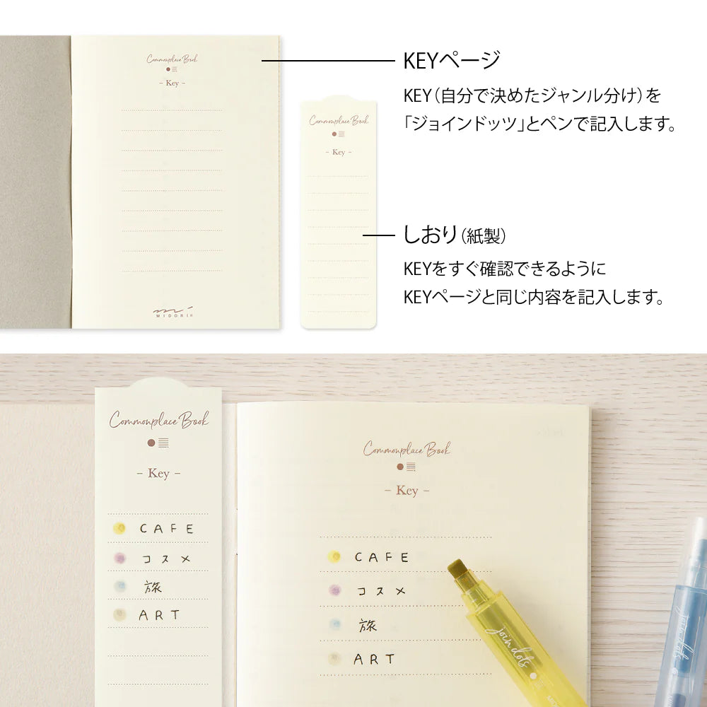 Grid Notebook | A6 Commonplace - GREY#15362-006
