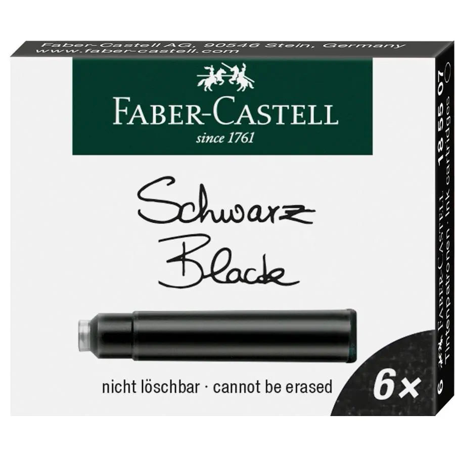 Graf von Faber-Castell | Cartouche d'encre permanente - NOIR STANDARD #185507