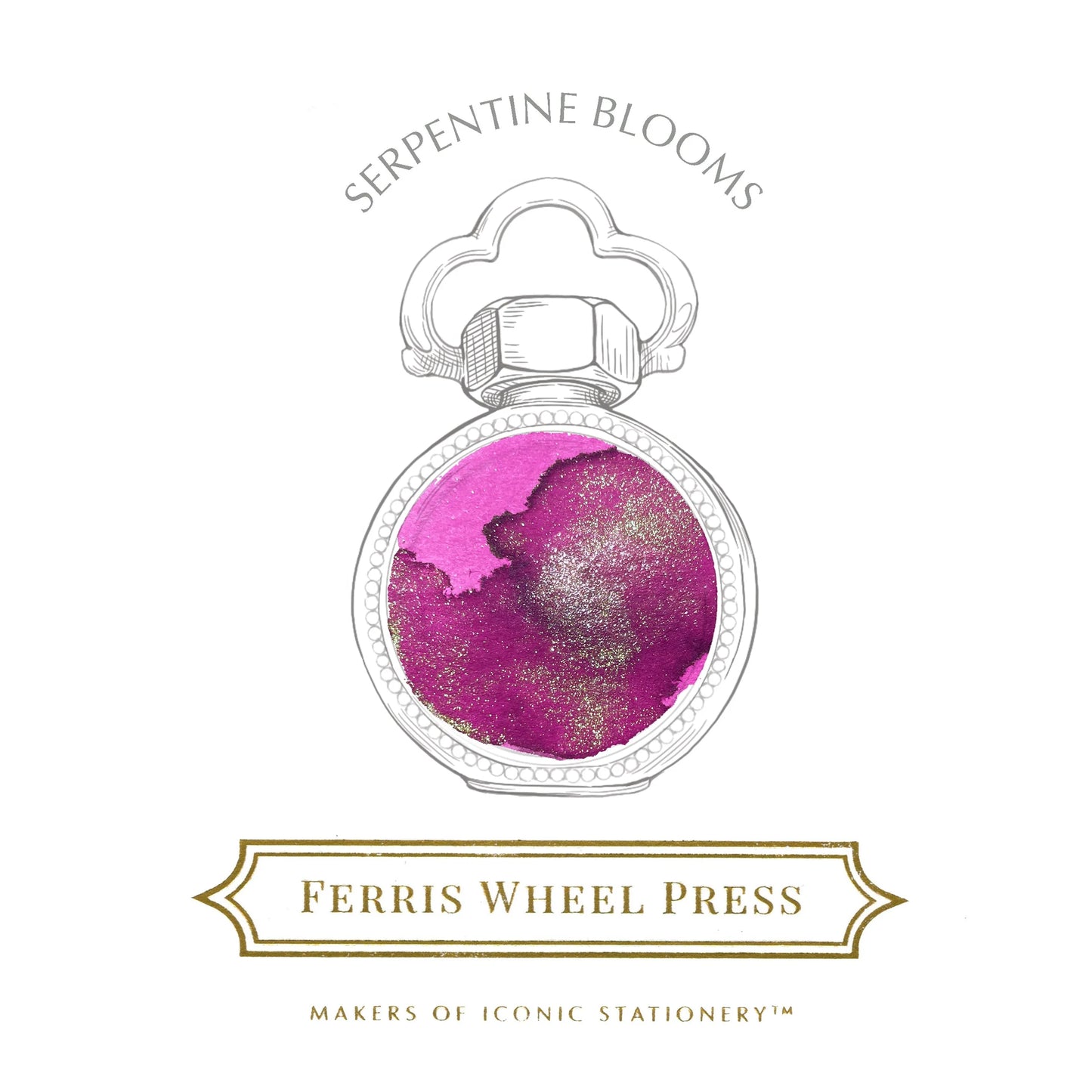 Curious Collaborations | Year of the Snake Special Edition - Serpentine Blooms #INK-38-CC2534