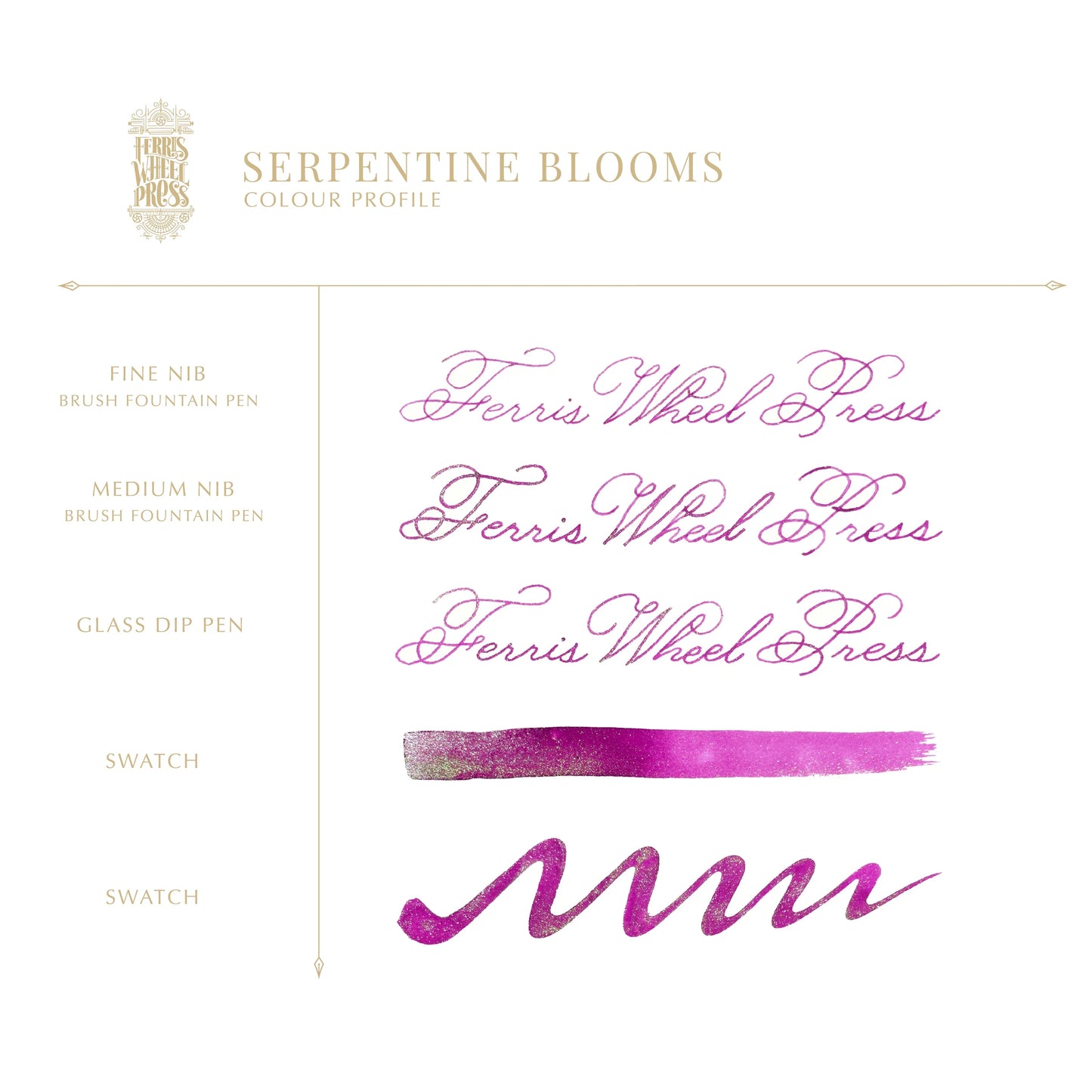 Curious Collaborations | Year of the Snake Special Edition - Serpentine Blooms #INK-38-CC2534