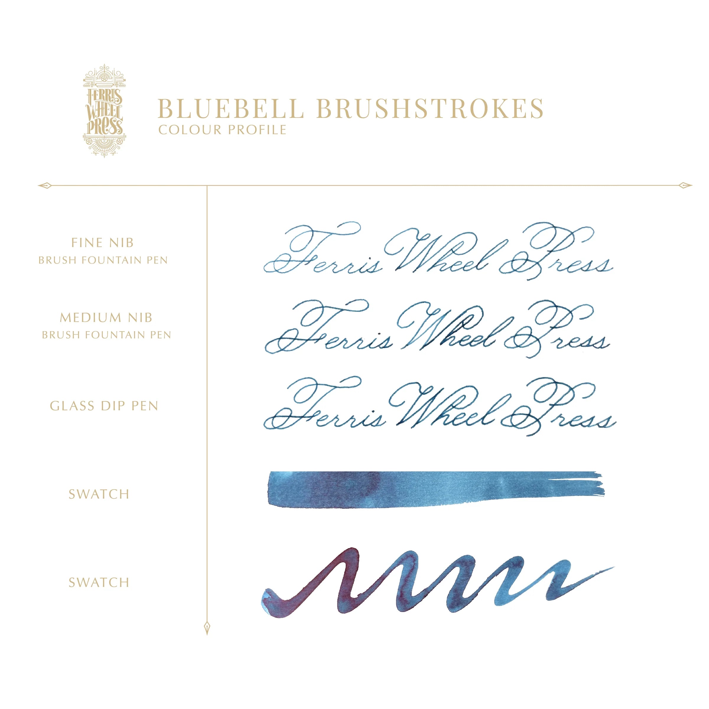 38ml - Bluebell Brushstrokes #INK-38-ED2501