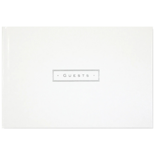 Guest Book | Leather - WHITE #305596-2