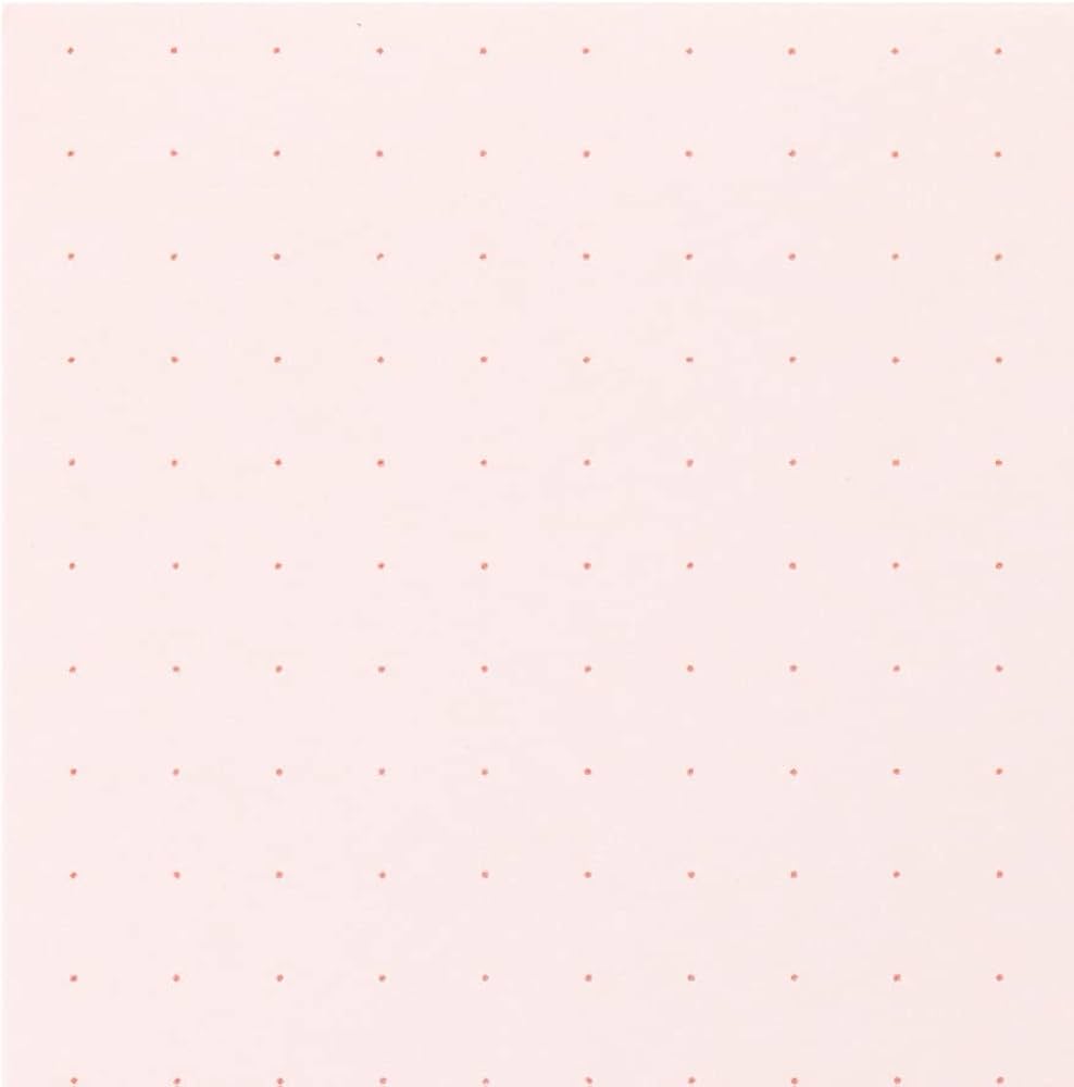 Dot Grid Notepad | A5 Coloured Paper - PINK #15338-006