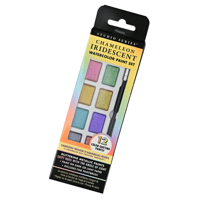 Studio Series| Chameleon Iridescent Watercolor Paint Set - 12 COLOURS #342560-2